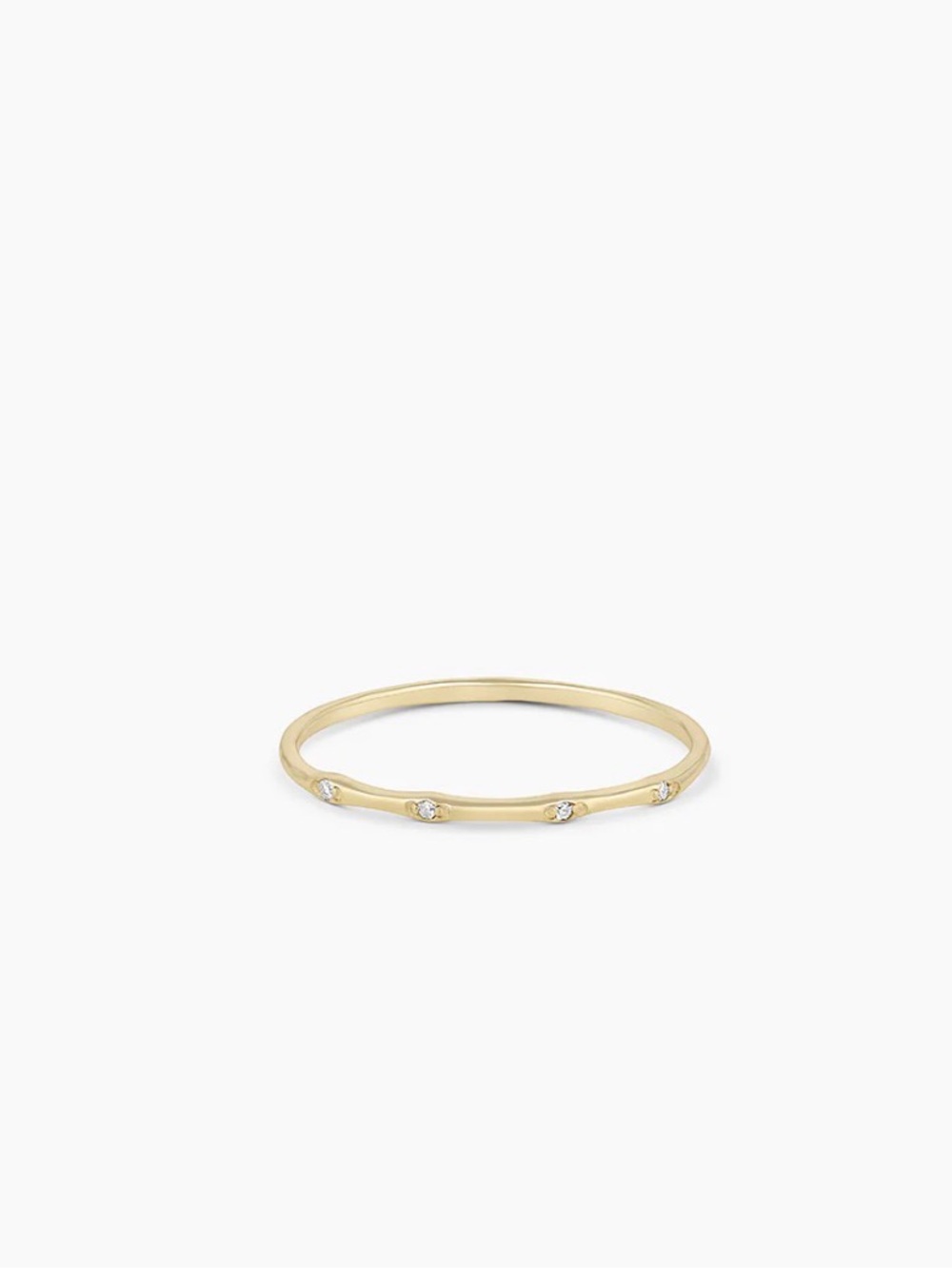 Gorjana 14K Diamond Stacking Ring